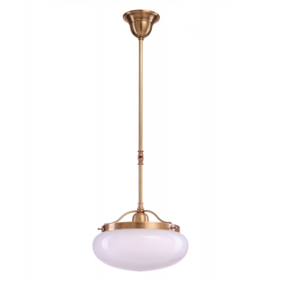 Klasyczna lampa wisząca D1913 Rustik, klosz 178/250 Opal