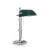 Bankierka, lampa bankierska T61S Chrom, klosz 9696 Opal