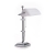 Bankierka, lampa bankierska T61S Chrom, klosz 9696 Opal