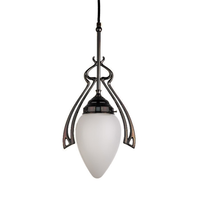 Lampa wisząca D1225/621 Antik, klosz 5492 Opal