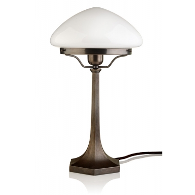 Lampa stołowa Art déco T852 Antik, klosz 5257 opal