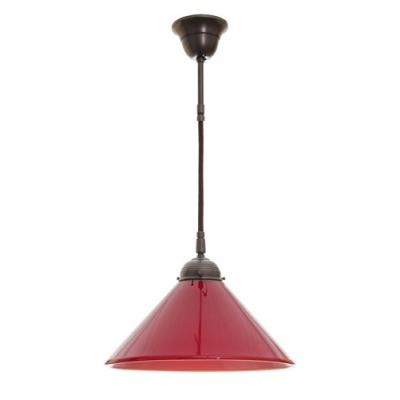 Lampa wisząca PT620 Antik, klosz 3608 Rubin