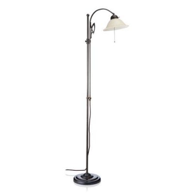 Lampa stojąca Art déco St542/G Antik, klosz 4316 Crème