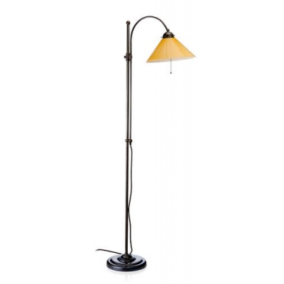 Lampa stojąca regulowana St01/H Antik, klosz 3608 Cognac