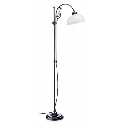 Lampa stojąca regulowana St572/H Antik, klosz 4031 Perlrand