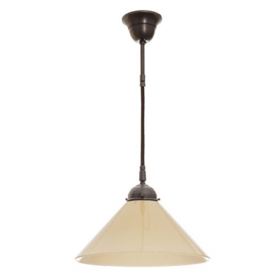 Lampa wisząca PT620 Antik, klosz 3608 Cognac