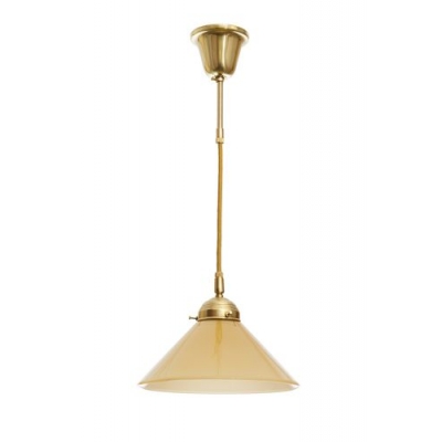 Lampa wisząca PT620 Berliner Messing, klosz 3417 Cognac