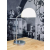 Lampa biurkowa T1910 w stylu Bauhaus mosiądz niklowany na mat i połysk