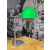 Lampa biurkowa T1910 w stylu Bauhaus mosiądz niklowany na mat i połysk